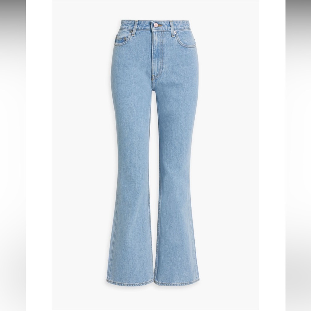 NWT GANNI JEANS
Betzy high-rise flared jeans 100% cotton size 26
